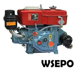 Factory Direct Supply! WSE-R190 10hp E-Start Water Cooled 4-stroke Small Diesel Engine Applied for Generator/Pump/Cultivator