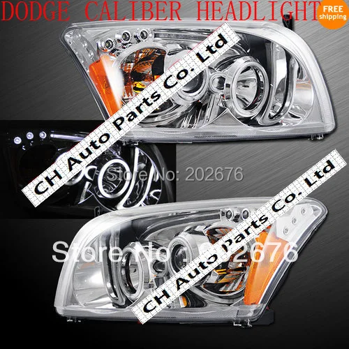 

FREE SHIPPING, CHA ANGEL EYE COMPLETE HEADLIGHT, WITH ANGEL EYE AND HID PROJECTOR, COMPATIBLE CARS: CALIBER