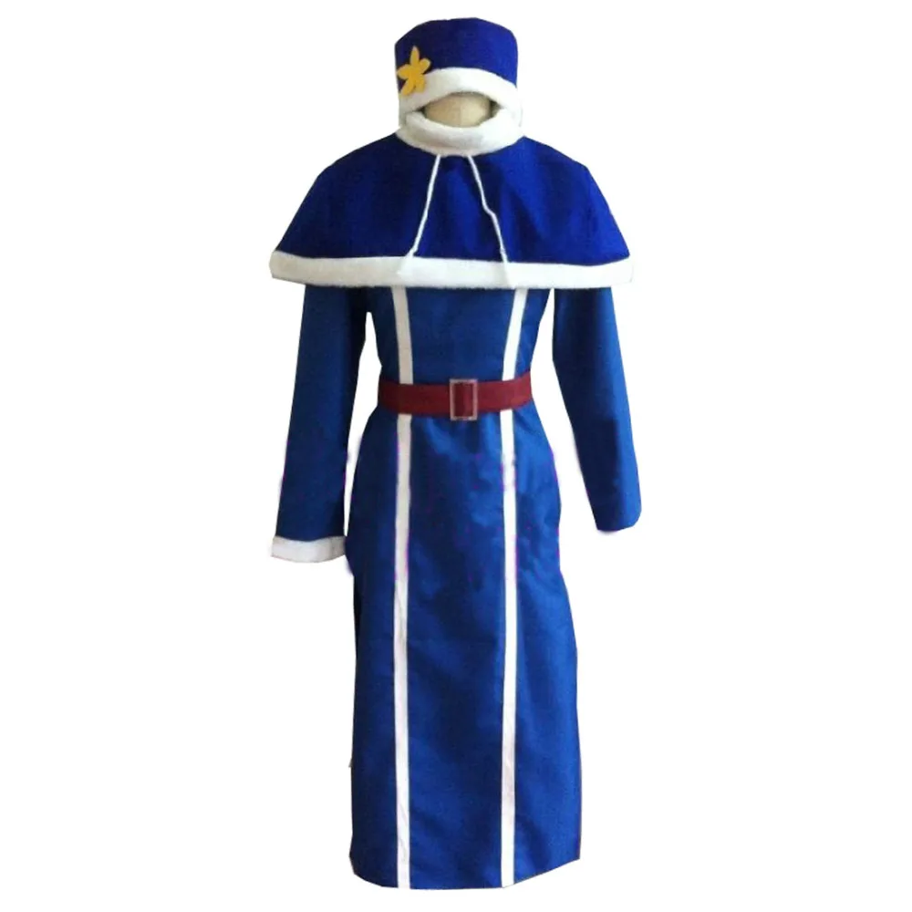 2024 Juvia Lockser dress Cosplay Costume Full Set All Size Custom Made Anime Clothing+hat