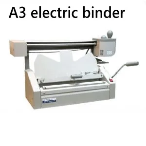 

Best Quality A3 size 460x325mm (18" x 12.7") Electric Perfect Book Binding Machine Glue book binder