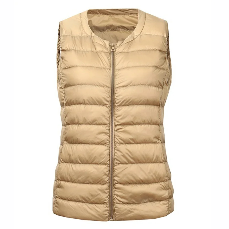 NewBang marca 7XL 8XL gilet di grandi dimensioni gilet caldo da donna gilet ultraleggero da donna fodera calda invernale senza maniche portatile