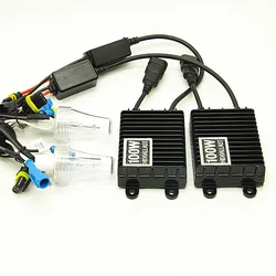1 set 100w Xenon H7 H1 H11 Car Headlight Bulbs H8 H9 H10 9005 HB3 9006 HB4 Hid Xenon Kit 4300k 6000k 8000k Light Bulbs
