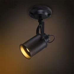 Ceiling Lamp American Retro Country Loft Style LED lamps Industrial Vintage Iron Ceiling light for Bar Cafe Home Lighting