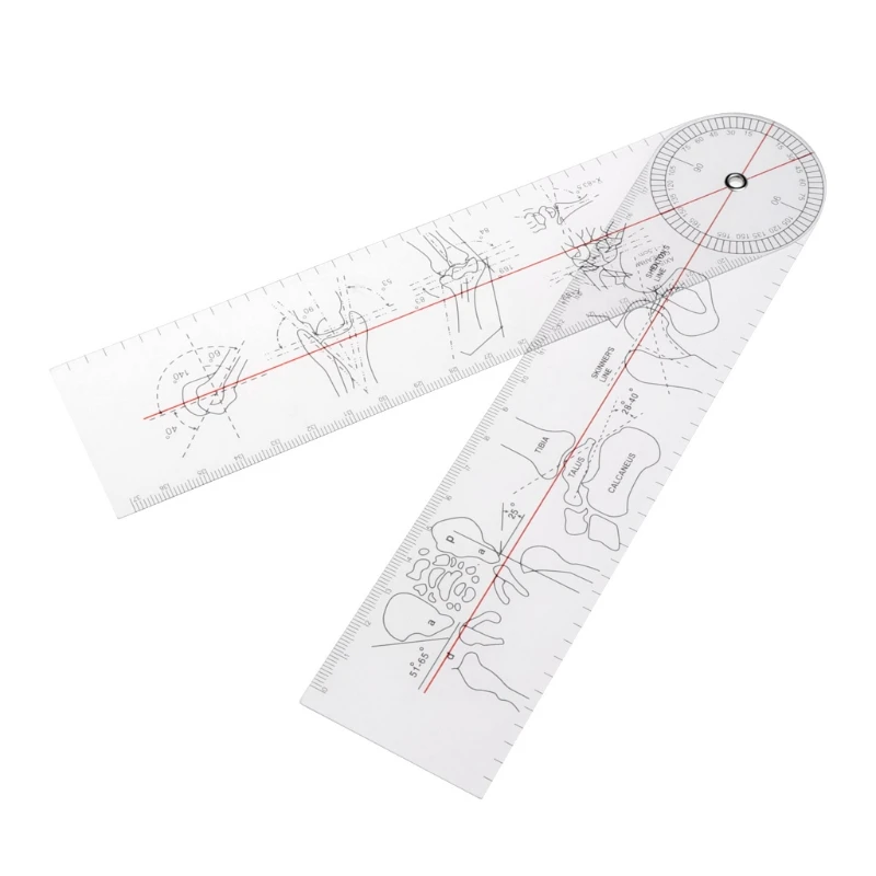 Goniometer Angle Ruler Rule Joint Orthopedics Tool Instruments Plastic