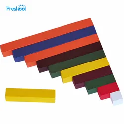Baby Toy Montessori Colored Counting Sticks Wood Early Childhood Education Preschool Training Kids Toys Brinquedos Juguetes