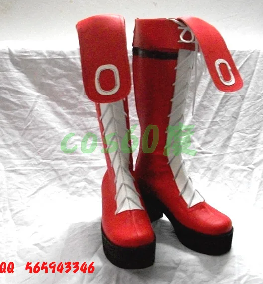 Unlight Donita Red Long Cosplay Shoes Boots S008