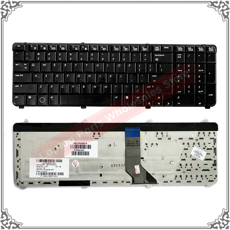 

Original Laptop US Layout Keyboard Black Replacement for HP Pavilion DV7-2000 DV7-3000 Tested Well Without Backlight