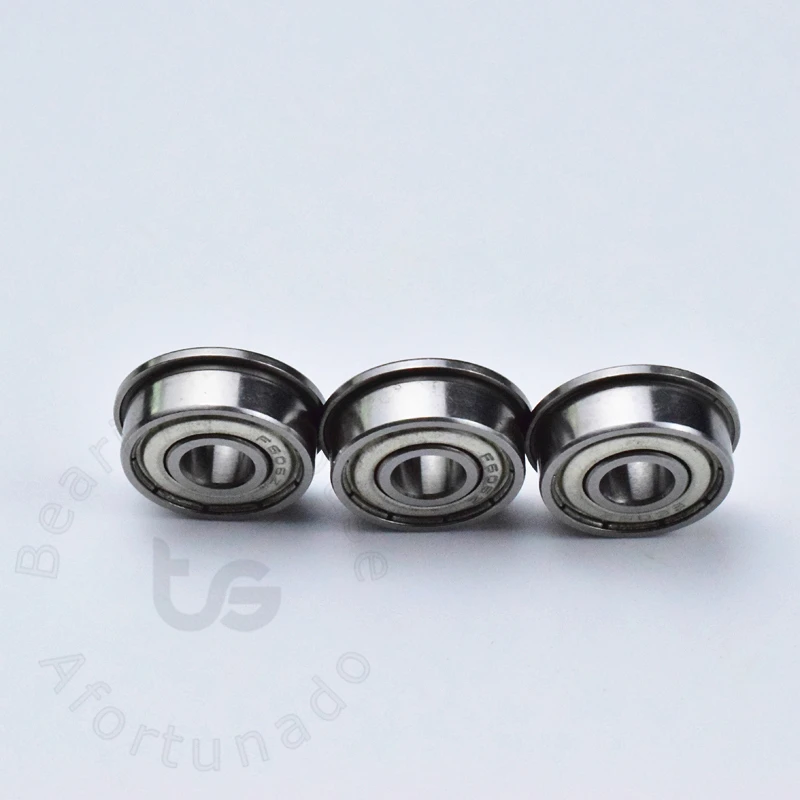 F606ZZ 10pcs Flange Bearing 6*17(19)*6(mm) chrome steel Metal Sealed High speed Mechanical equipment parts