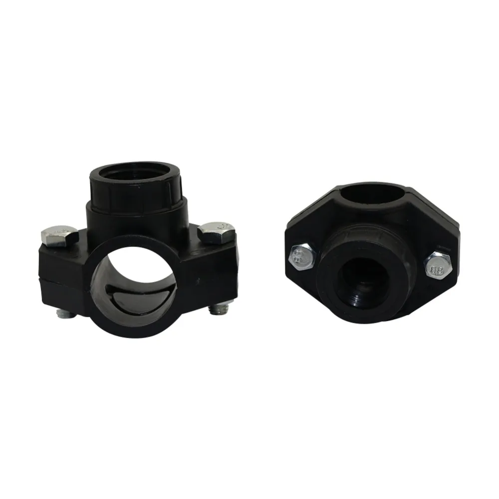 

DN32, DN25 Pipe clamp Agriculture Irrigation Pipe Saddle Clip Brackets Saddle Clamp Gardens Watering Pipe fitting 1 Pc