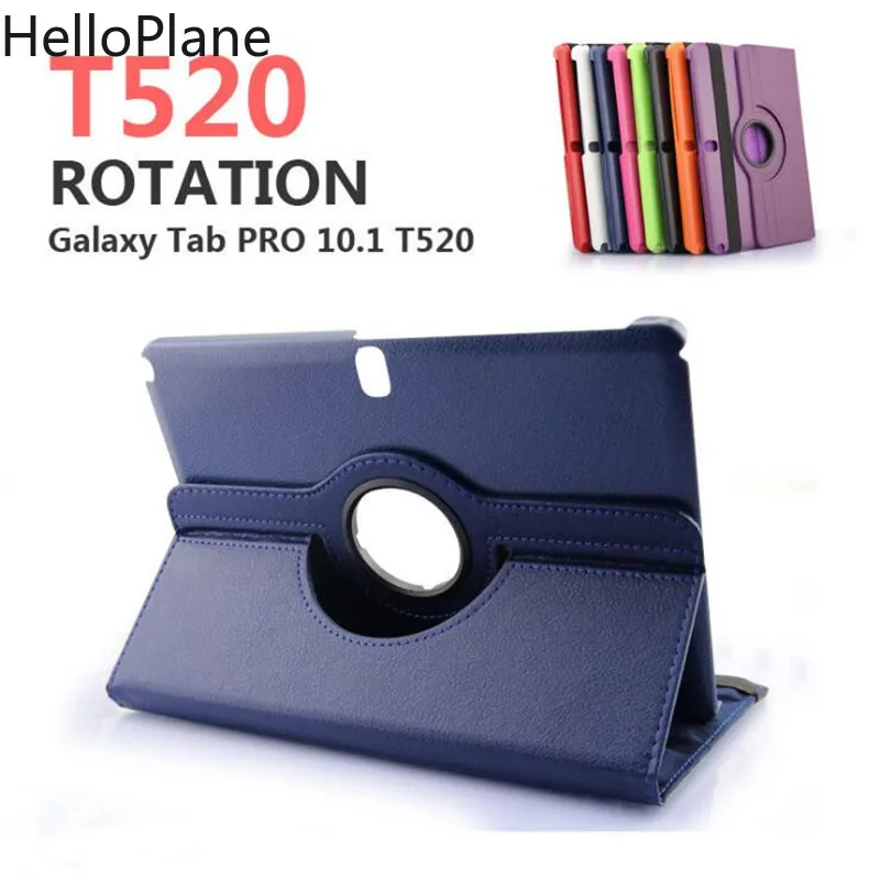 For Samsung Galaxy Tab Pro 10.1 inch T520 T525 T521 Note 2014 P600 P601 P605 Tablet Case 360 Rotating Bracket Leather Cover