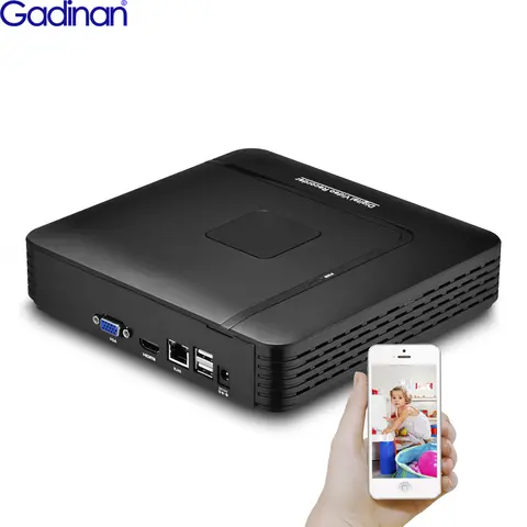 H265 Plus 4K Network Video Recorder 16CH Gadinan