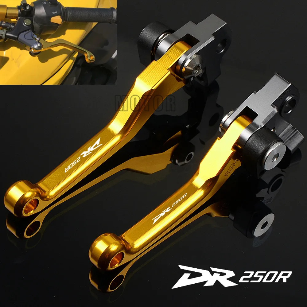 

CNC Motorcycle DirtBike Dirt Bike Motocross Pivot Brake Clutch Levers For Suzuki DR250R 1997-2000 1998 1999 DR 250 DR250 R 250R