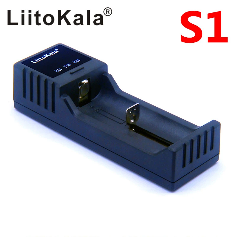 LiitoKala lii-S1 18650 Battery Charger For 26650 16340 RCR123 14500 LiFePO4 1.2V Ni-MH Ni-Cd Rechareable Battery smart charger