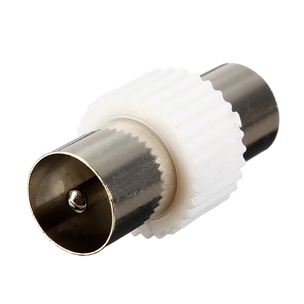 RF COAXIAL COAX CABLE COUPLER ตัวเชื่อมต่ออะแดปเตอร์ชาย-ชายปลั๊กใหม่