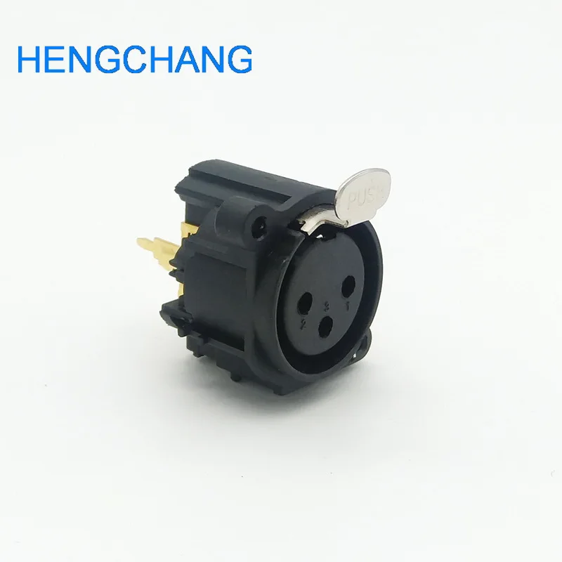 แชสซียึดแผงซ็อกเก็ตตัวเมีย XLR 3Pin 3Pin อะแดปเตอร์เชื่อมต่อ XLR
