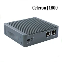 Hot Mini PC J1800 Dual Core 8G RAM 128G SSD WIFI VGA Dual LAN Mini PC Windows Desktop Computer Metal Case PC Windows7/8/10/linux