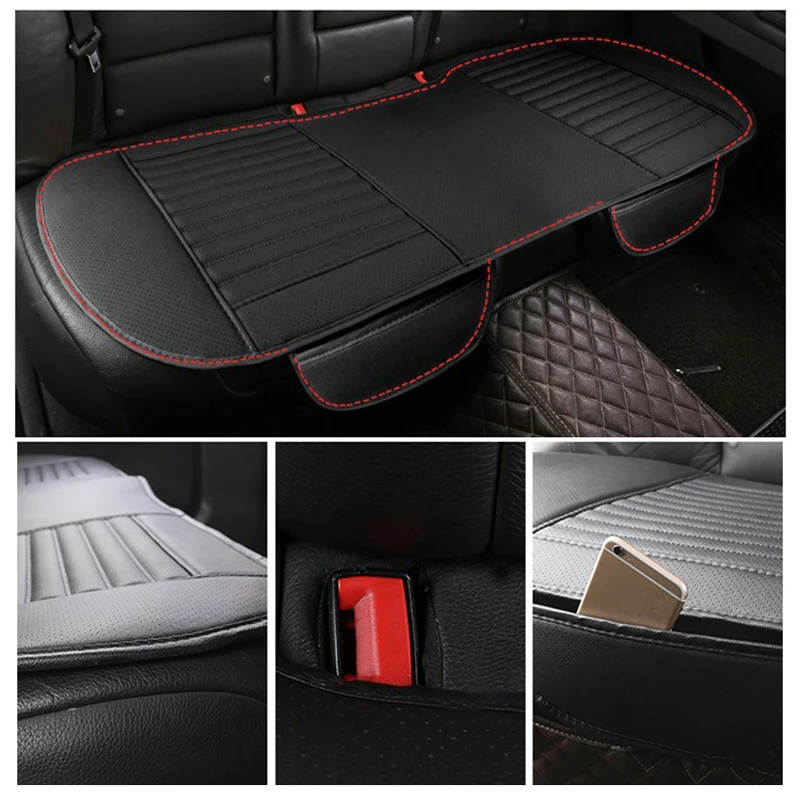 4 Colors Car Seat Cushions Punch Design Breathable High Artificial Leather Car Seat Covers Universal Auto Chair Pad Car Styling