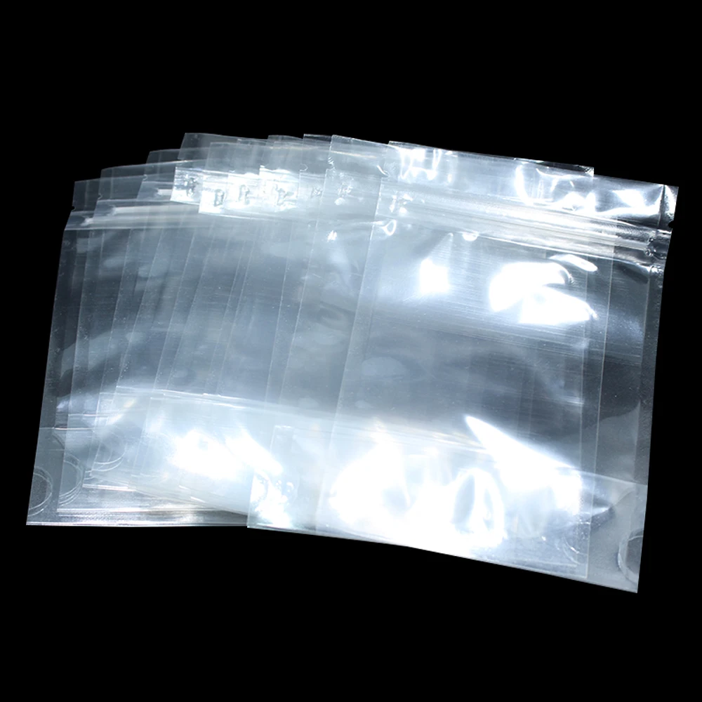 Wholesale 10*15cm High Quality Clear Self Seal Zipper Plastic Retail Storage Pack Poly Bag, Ziplock Zip Lock Bag Pack Package