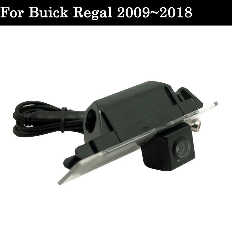 Câmera de visão traseira para buick regal 2009 ~ 2018, 2012, 2013, 2015, com visão noturna, ccd, placa de licença reversa