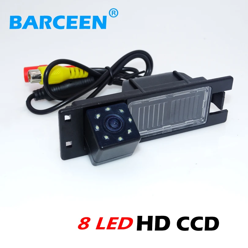 

Adapt for Opel Astra H /Corsa D/ Meriva A /Vectra C/Zafira B/FIAT car rearview camera 170 lens degree +wire +8 led +rainproof