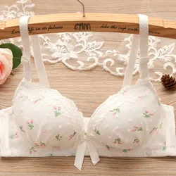 Bras for teenagers training bra for kids Cute bow and comfortable Underwear for girls Made of cotton