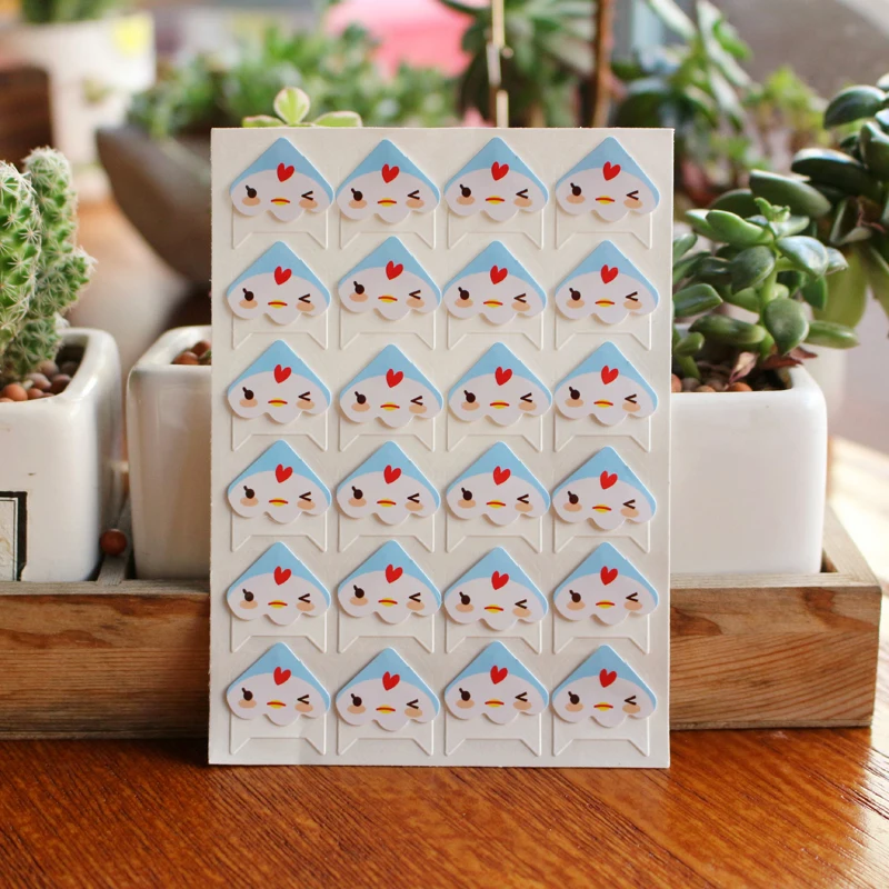 120 pcs/lot 5 sheets DIY Cute little animal Corner Paper Stickers for Photo Album Scrapbooking Handwork Frame albums Decoration