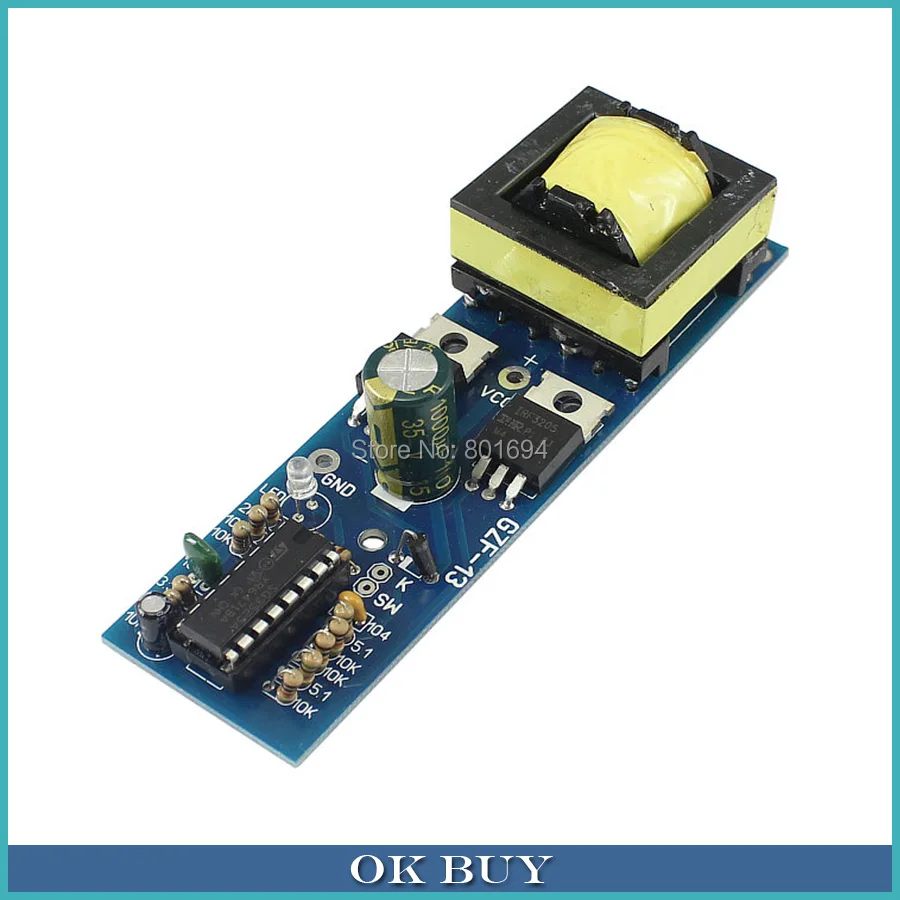 

Mini-Type DC 24V To AC 20V 90V 110V 220V Inverter Module 50-150W Power Supply Board Square Wave Output