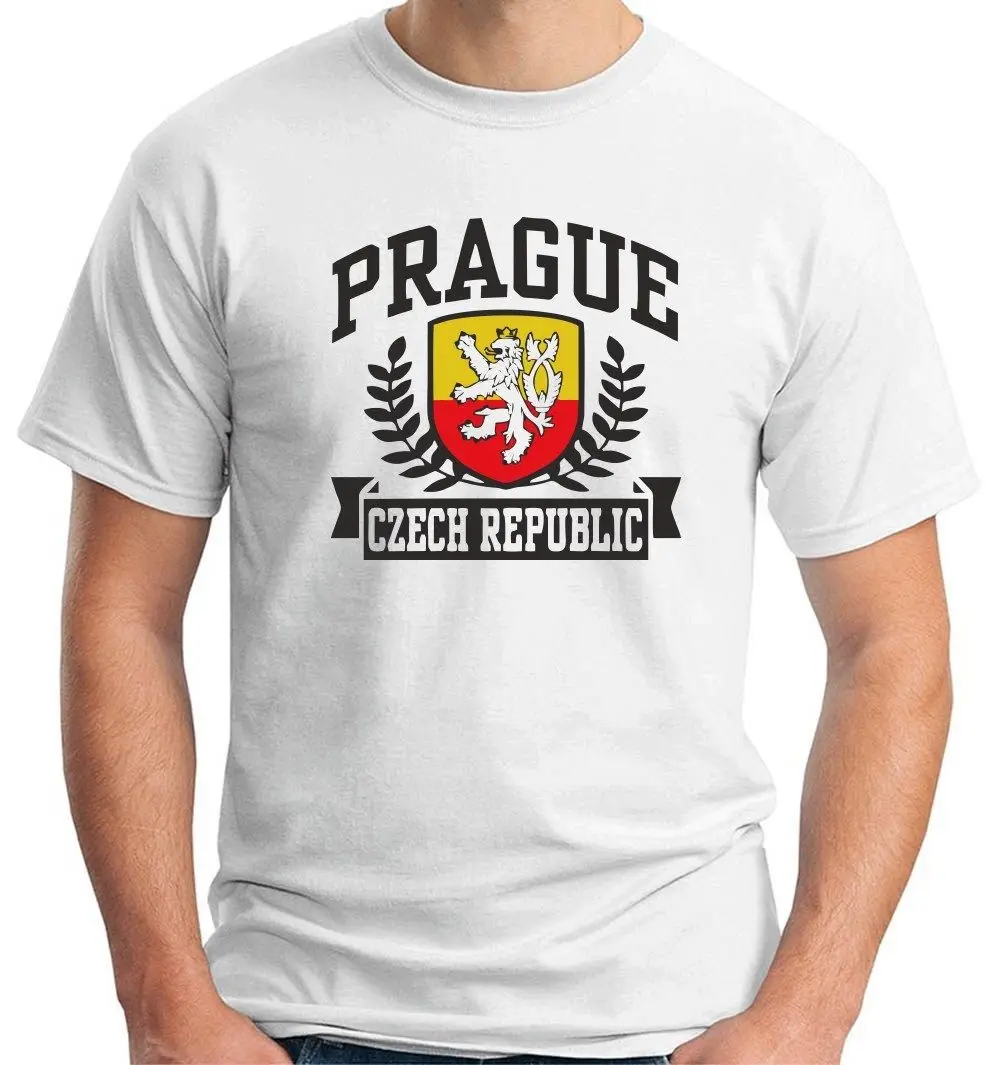 Hot Sell Fashion Shirt T-Shirt Prague Czech Republic T Shirts Short Sleeve