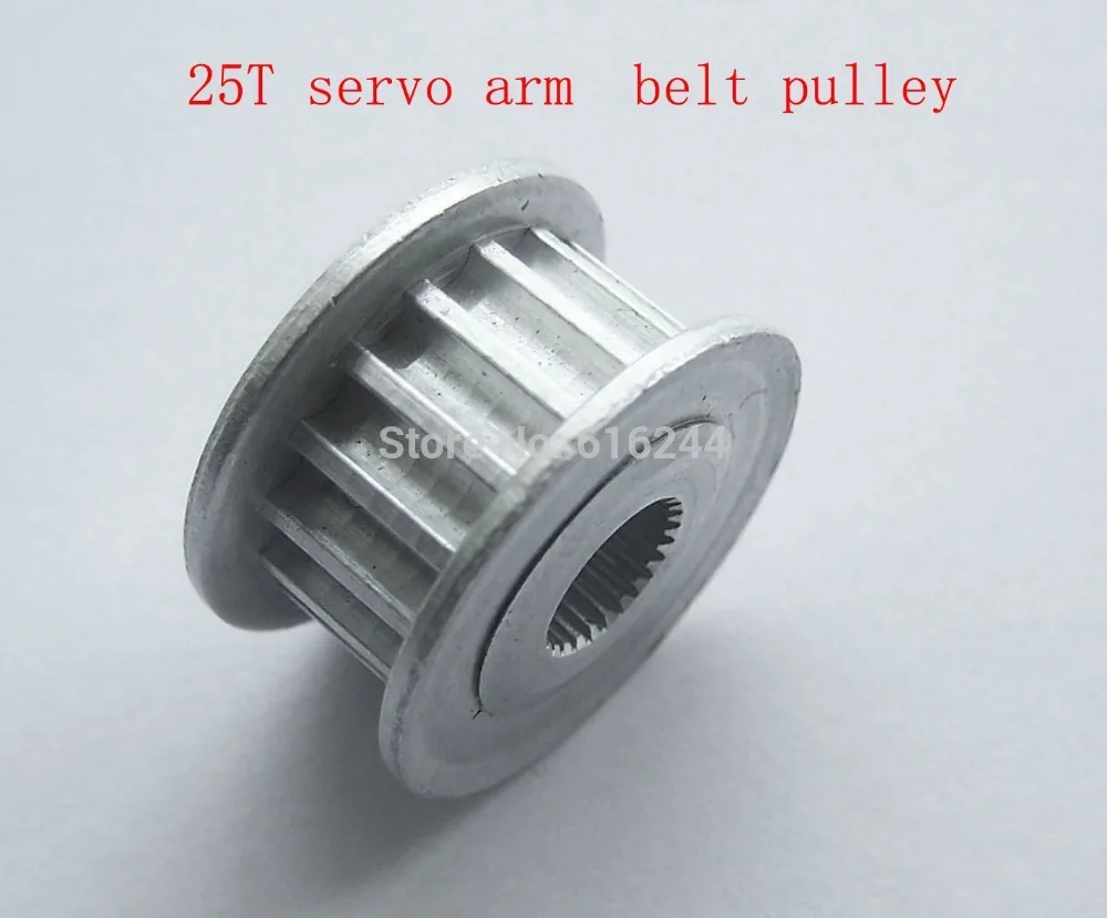 Freeship 2x 25T servo arm belt pulley servo belt sheave For Continuous rotation dsservo servo MG995 MG996 Futaba Robot DIY