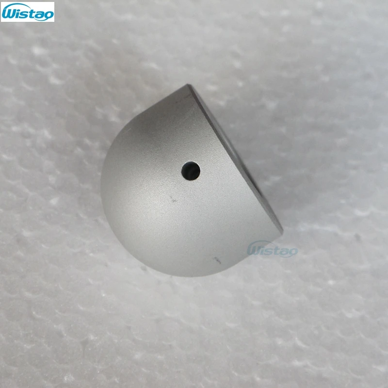 IWISTAO Solid Potentiometer Knob Simicircle Whole Aluminum HIFI Amplifier OD35mm High 28mm ID 6mm Silver DIY Free Shipping