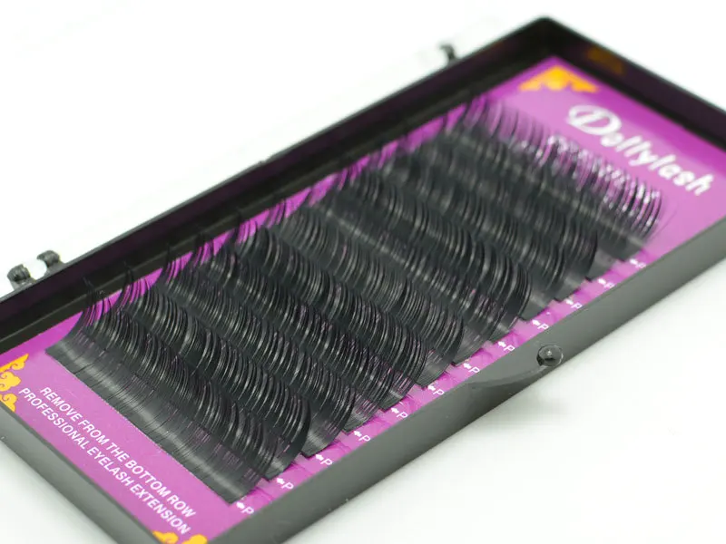 Wholesale 10pcs Individual Mink Eyelash Extension Soft Black Fake False Eye Lashes9-14mm Makeup Toool Freeshipping