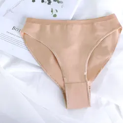 Cuecas de balé femininas, cueca de algodão com cor de pele para adulto, roupa íntima para ginástica