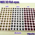 Mezcla de 8mm 150 piezas