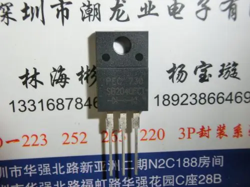 10 piezas SB2040FCT TO220F