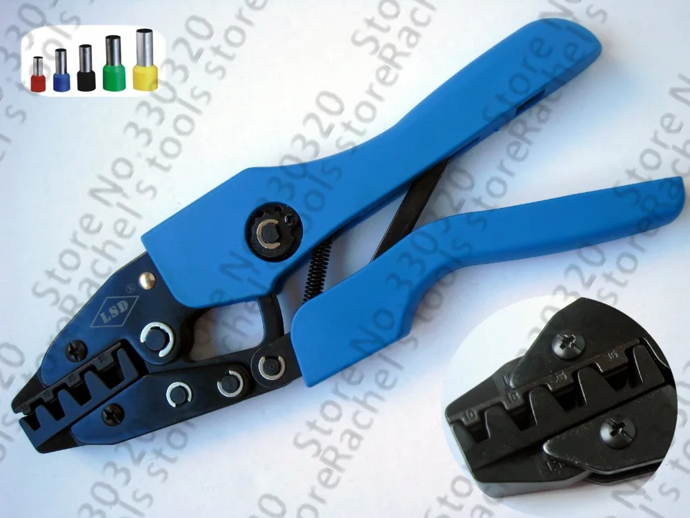 Bootlace ferrule crimper AN-35WF crimping tool cord end terminals 10-35mm2