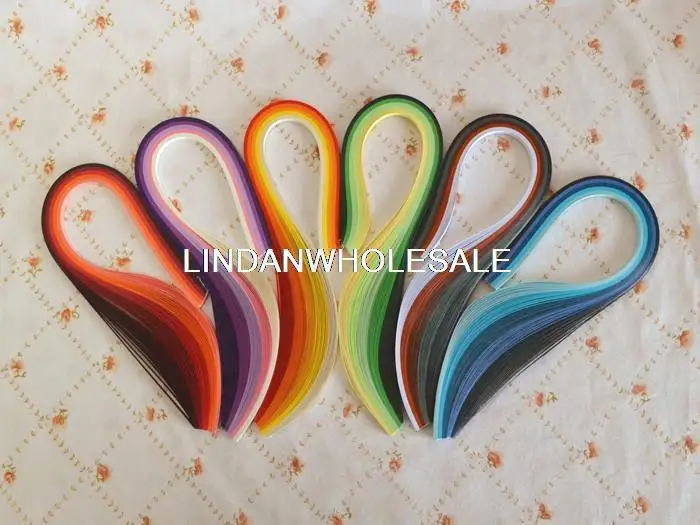 Hotselling handmade art origami paper,DIY roll paper strip,Quilling Paper crafts,30 mix color 600pcs/lot