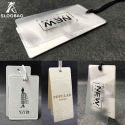 Customized Women Hair Extention paper hang tag production of children's clothing own tag custom clothes for men and women