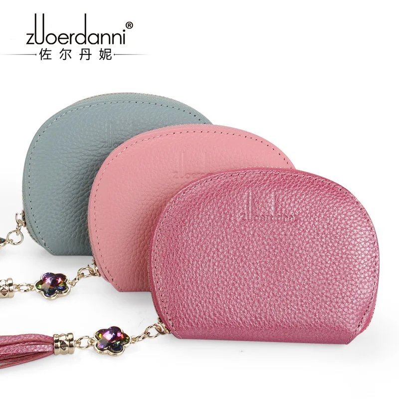 Card bag ladies new multi-card seat organ driver's license leather credit card holder bank card bag zipper purse