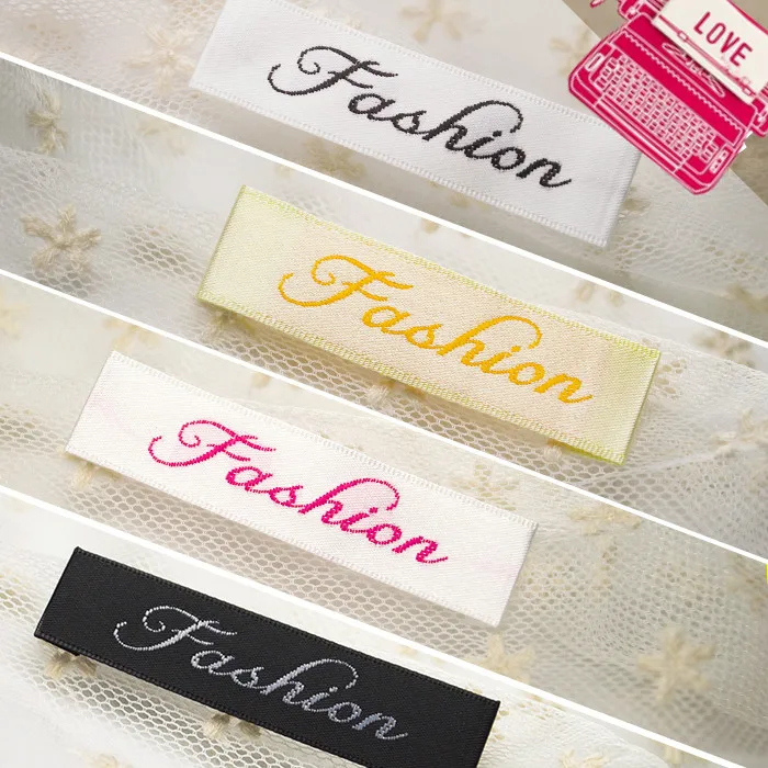 Fashion 15x60mm/30x60mm Labels Clothes Woven Labels End Folder Carment accessories