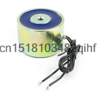 

88lb Sucking Disc Solenoid Lift Holding Electromagnet DC 24V 45x30mm