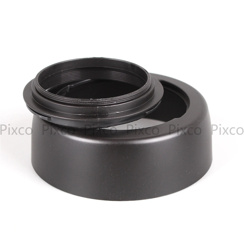 Pixco ES-62 II Bayonet Mount Lens Hood suit For Nikon 50mm f/1.8D Lens Black