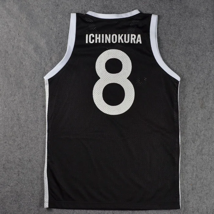 Costume Cosplay Sannoh School Basketball NO.8 Ichinokura Replica Jersey uniforme da basket abbigliamento sportivo estivo per uomo