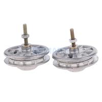 2Pcs Silver Durable Idler Wheels for 1/16 Heng Long RC Tiger Tank 3818-1