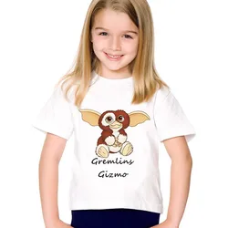 Fashion Print Gremlins Gizmo Children Funny T shirt Kids Summer Short Sleeve Tees Boys/Girls Casual Tops Baby Clothes,HKP5170