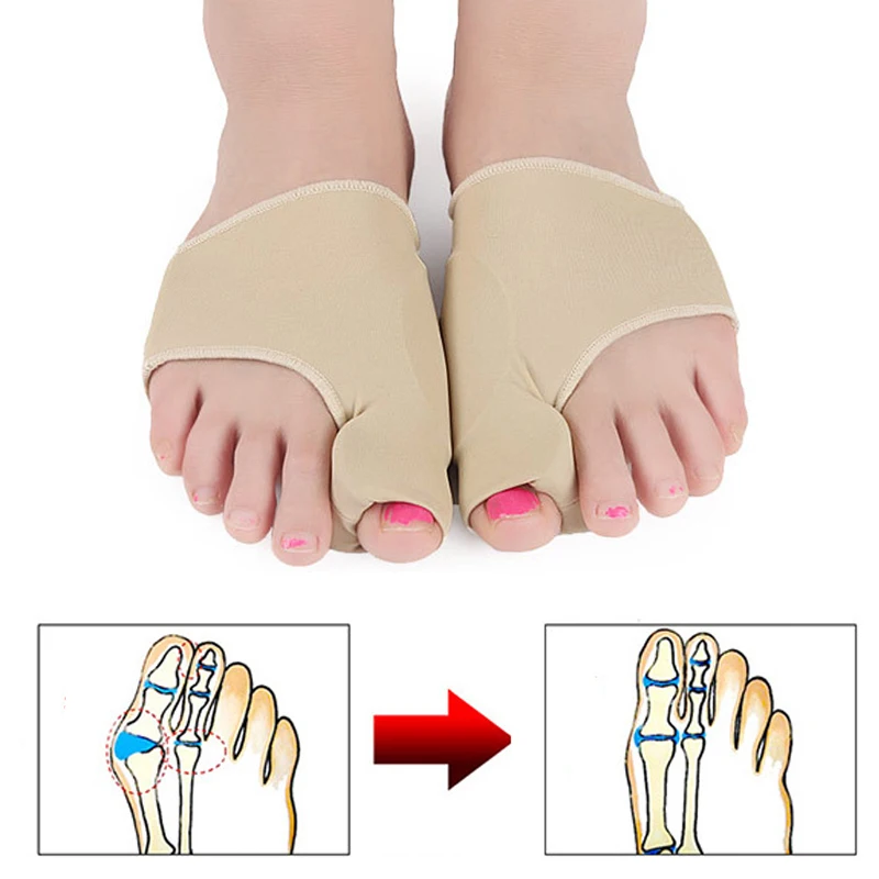 

1Pair Hallux Valgus Corrector Orthopedic Big Toe Bone Thumb Bunion Corrector Silicone Pedicure Socks for Legs Foot Care Tools