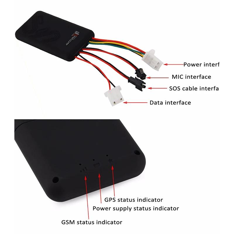 Mini GT06 Car GPS Tracker SMS GSM GPRS Vehicle Online Tracking System Monitor Remote Control Alarm for Google Map Gps Locator