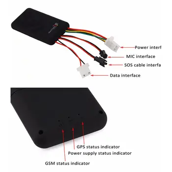 Mini GT06 Auto GPS Tracker SMS GSM GPRS Systém online sledování vozidel Monitor Dálkové ovládání Alarm pro Google Map GPS Lokátor 8 nejlepší prodej SMS autoalarm - №3
