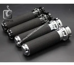 Custom CNC Aluminum Slip Gel Rubber Handlebar Grips Handle Bar Grips 1