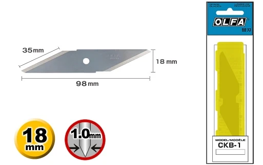 OLFA Stainless Steel Blade Craftt knife CK-1 CK-2  spare blades hobby knife Original made from Japan CKB-1 CKB-2 blade