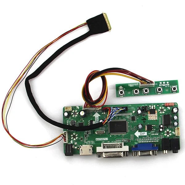 

M.NT68676 LCD/LED Controller Driver Board (HDMI+VGA+DVI+Audio) For LP156WH2(TL)(A1) N156B6-L0B 1366*768